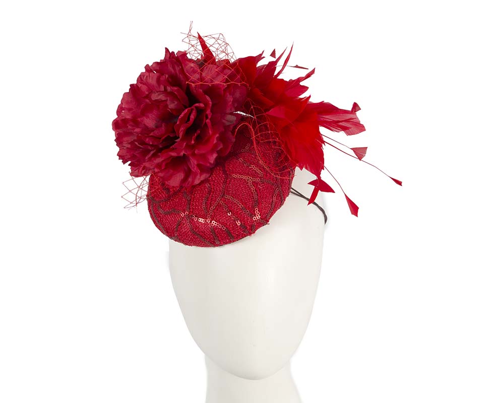 Bespoke red pillbox by BELIEVERA-0